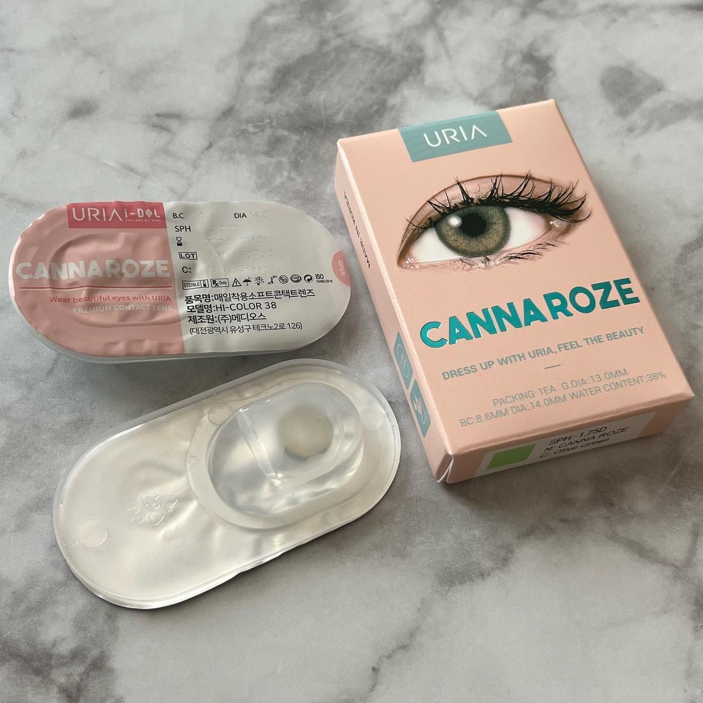 CANNA ROZE 1year/URIA/カラーコンタクトレンズを使ったクチコミ(2枚目)
