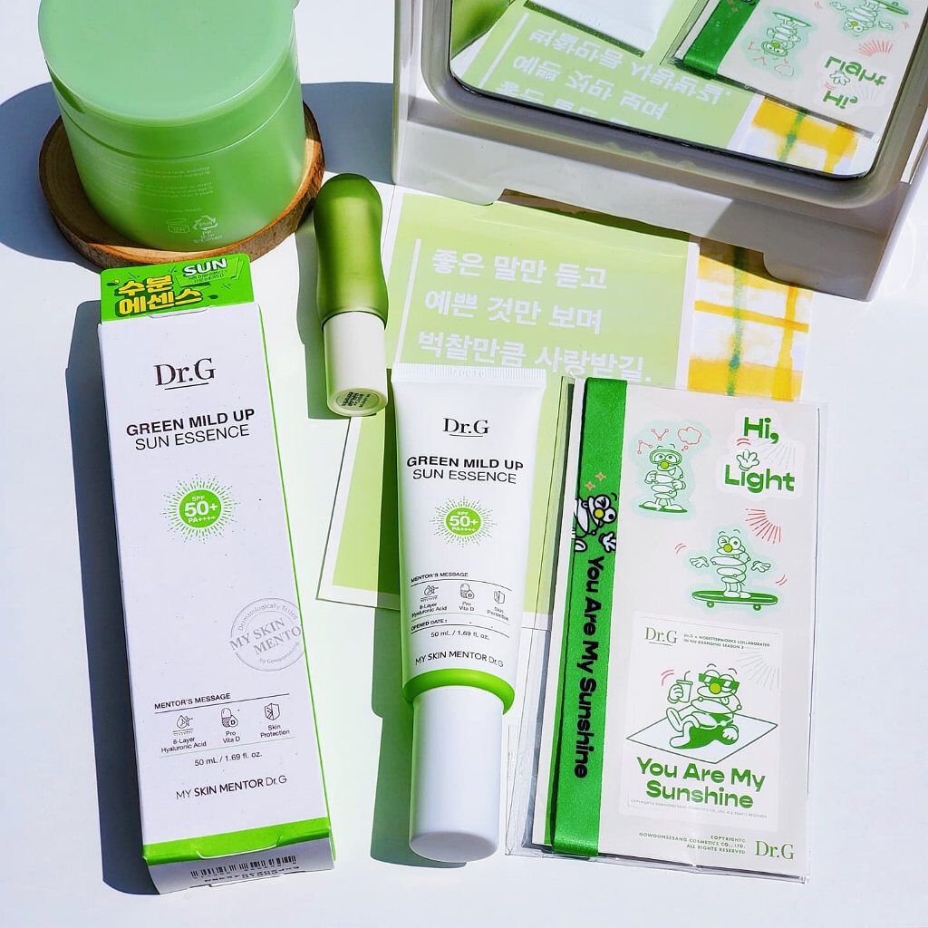 グリーンマイルドアップサンスエッセンス/Dr.G/日焼け止めローションを使ったクチコミ（1枚目）