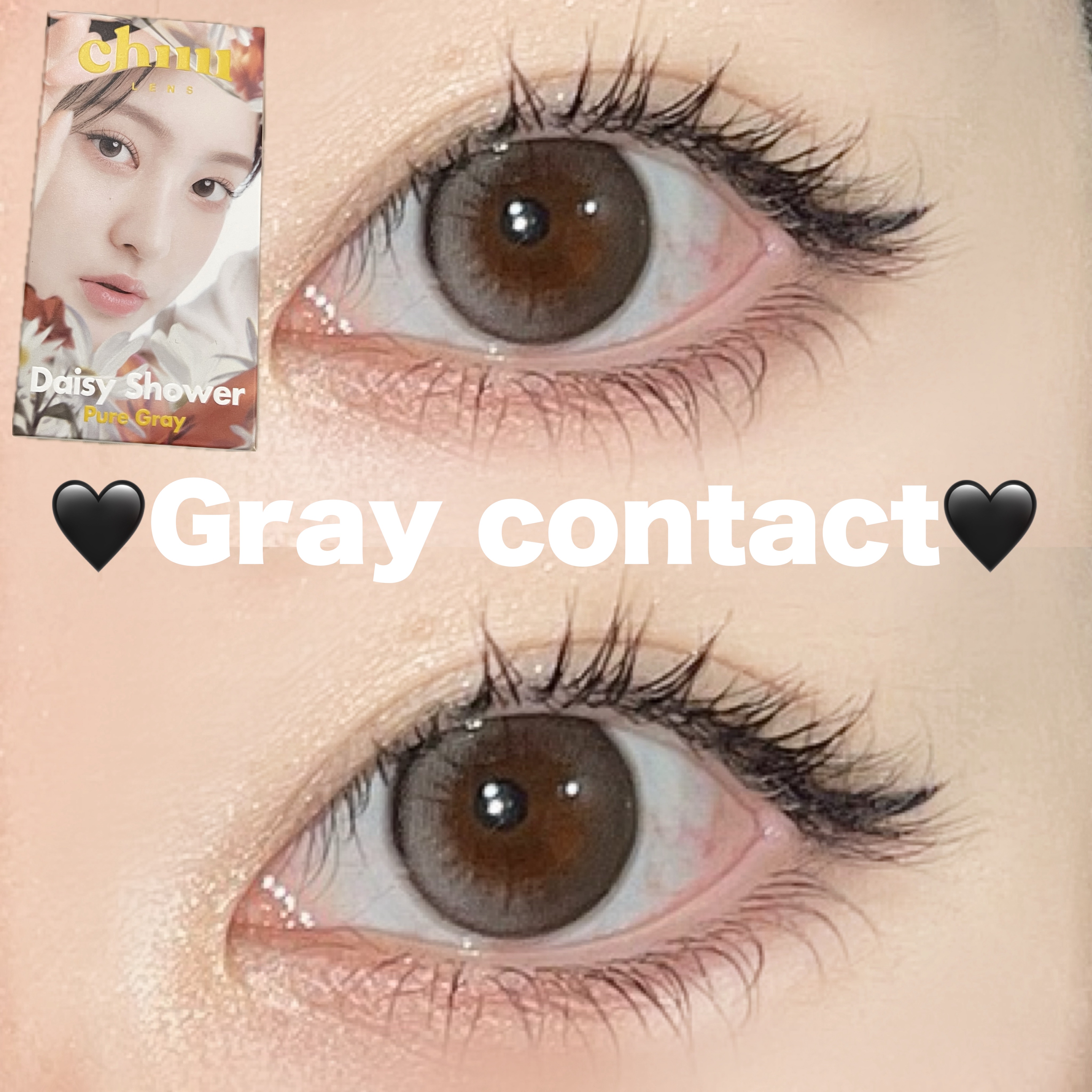 Daisy Shower 1Day/chuu LENS/ワンデー（１DAY）カラコンを使ったクチコミ（1枚目）