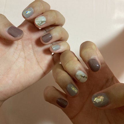 セミキュアジェルネイル(ハンド)/ohora/ネイルシールを使ったクチコミ(2枚目)