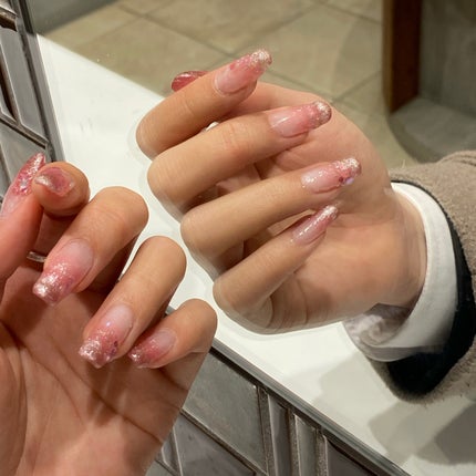 ⭐️ぺろ⭐️『フォロバ100%』 on LIPS 「🩵セルフネイルデザイン集🩵100均とシーインのみの安上がりセル..」(10枚目)