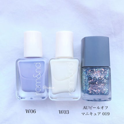 ムードペブルネイル/rom&nd/マニキュアを使ったクチコミ(3枚目)