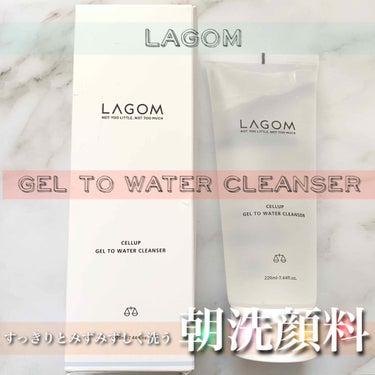 ラゴム ジェルトゥウォーター クレンザー(朝用洗顔)/LAGOM /洗顔フォームを使ったクチコミ（1枚目）