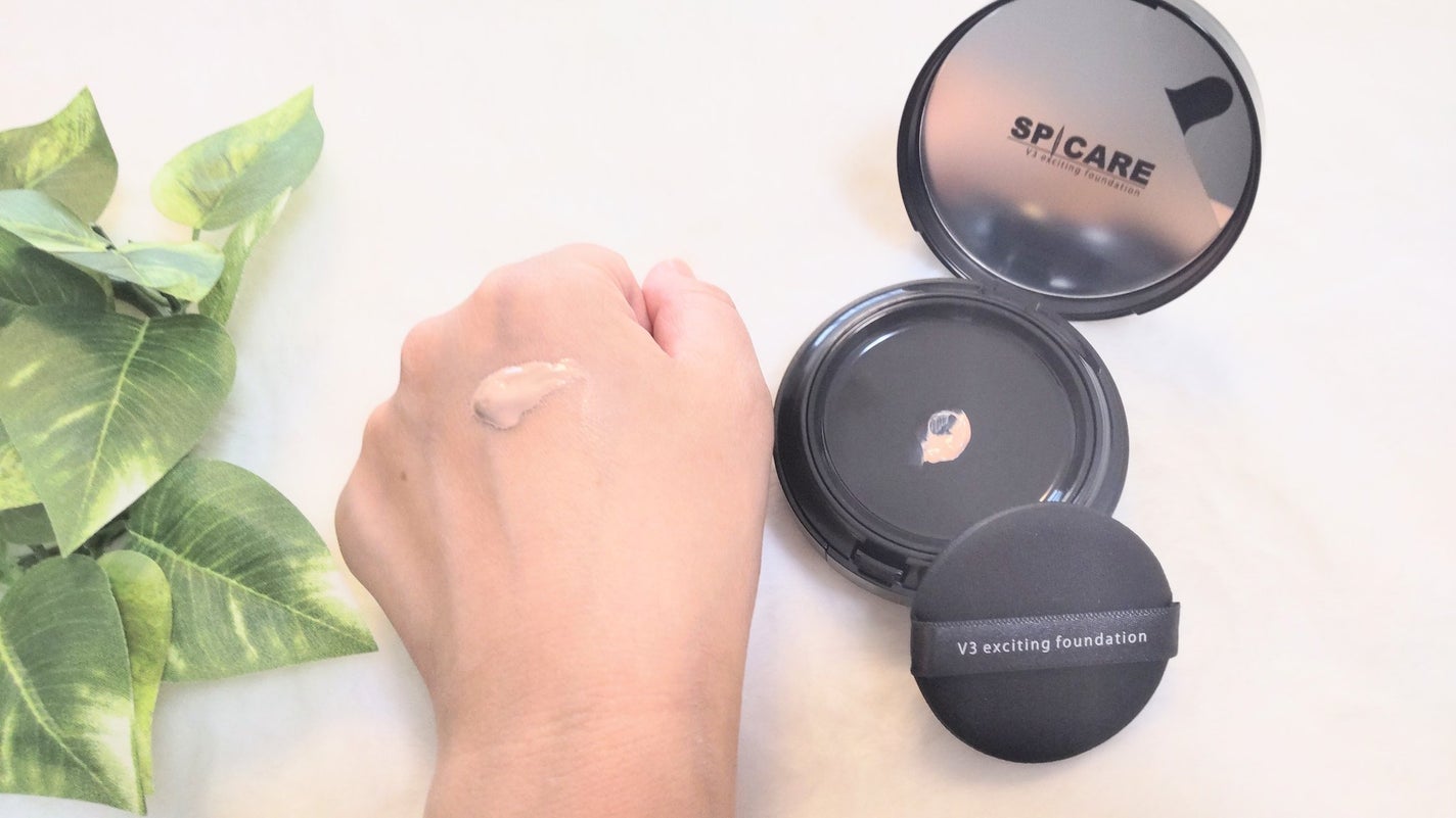 V3 エキサイティングファンデーション/SPICARE/クッションファンデーションを使ったクチコミ(3枚目)