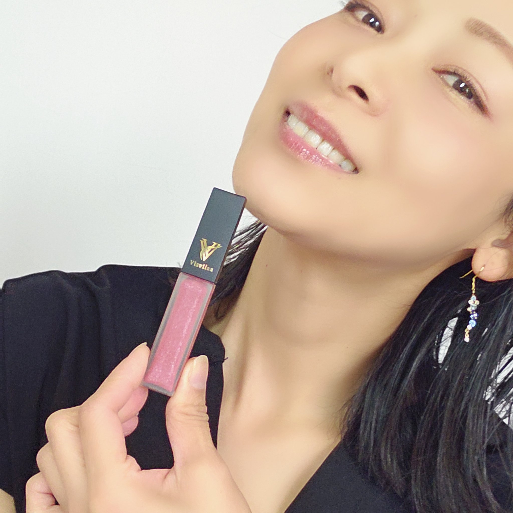 Vヴィヴィットロゼ リップグロス/Visvilaa/リップグロスを使ったクチコミ（1枚目）