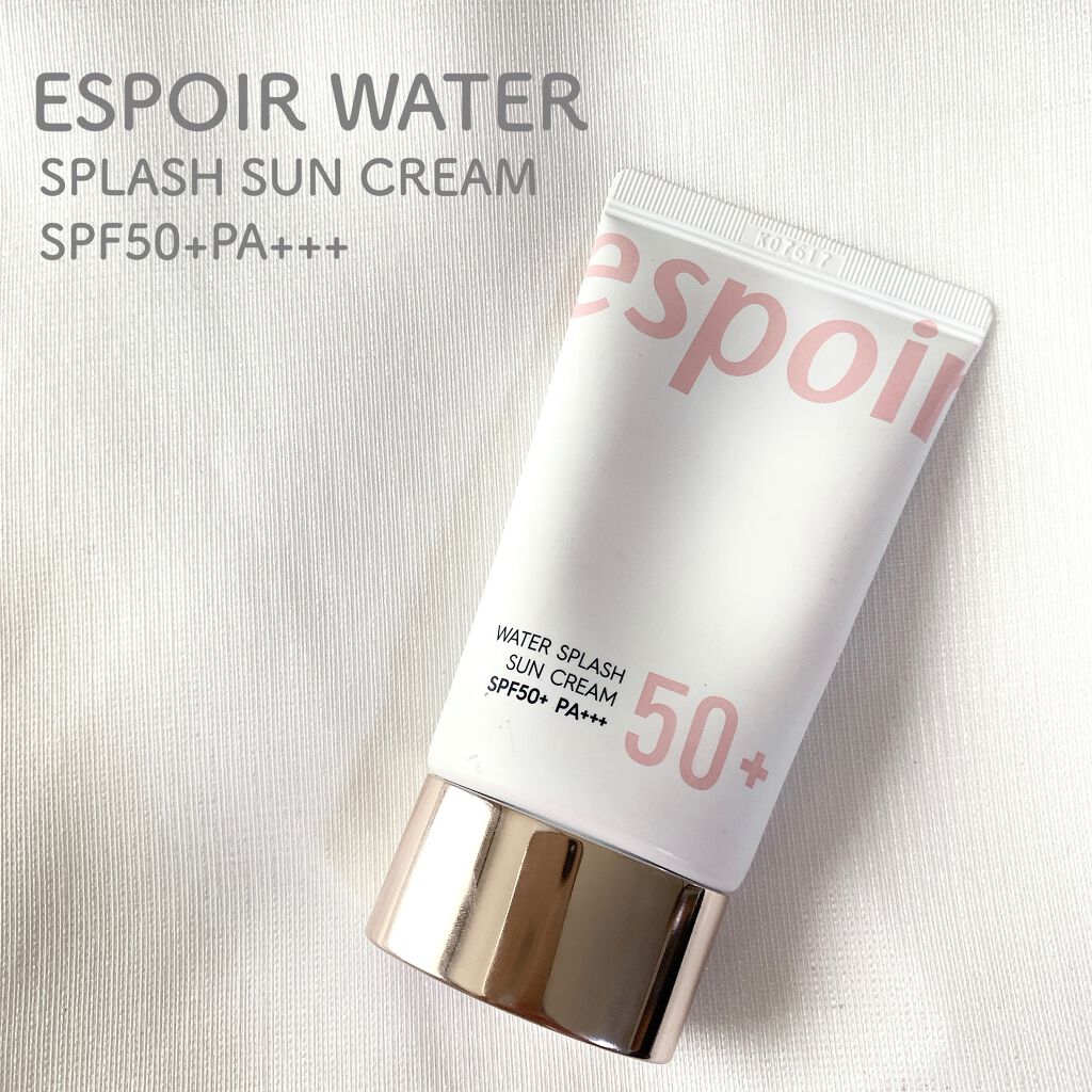 ウォータースプラッシュサンクリーム/espoir/日焼け止め・UVケアを使ったクチコミ(1枚目)