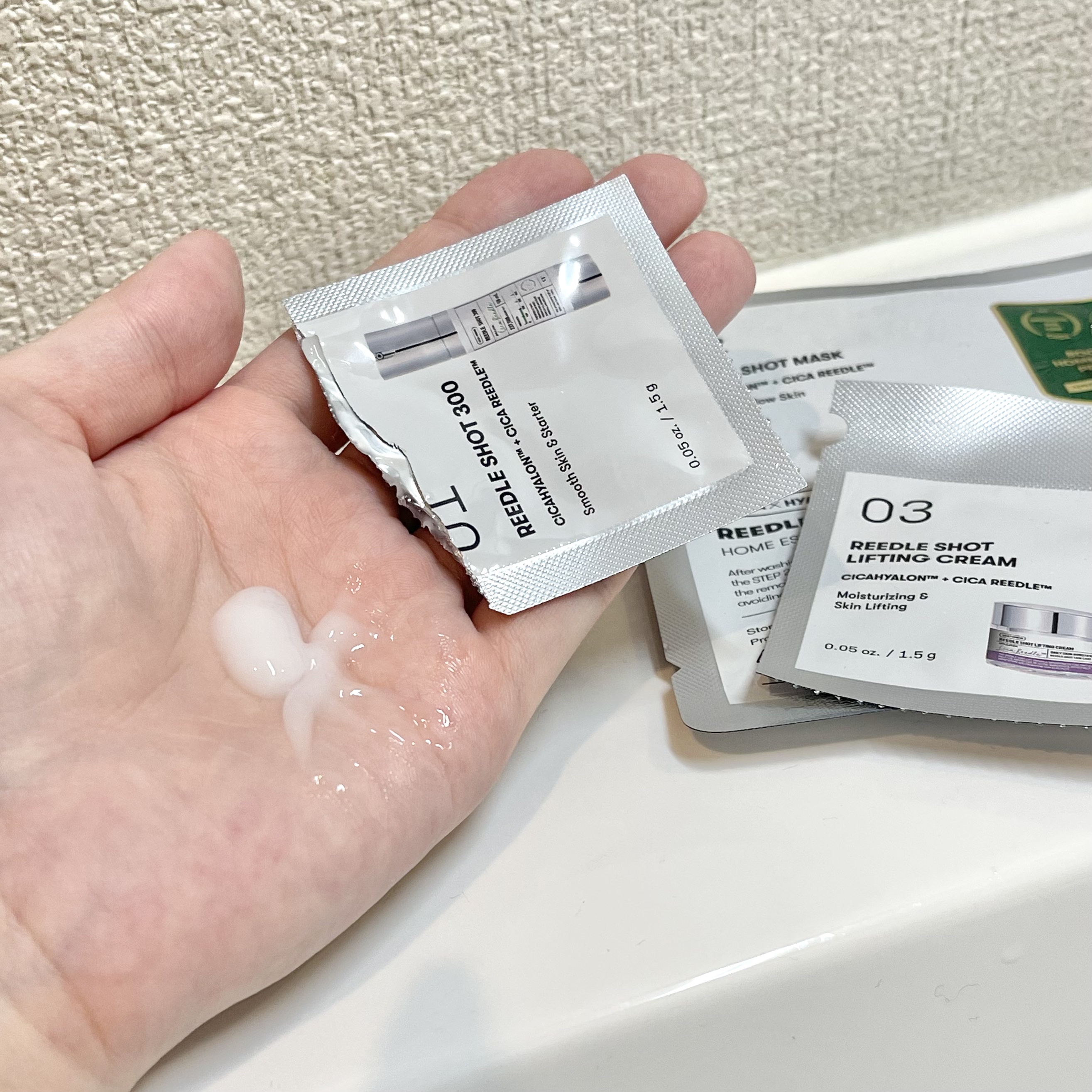 リードルショットオールインワン３ステップマスク/VT/シートマスク・パックを使ったクチコミ（3枚目）