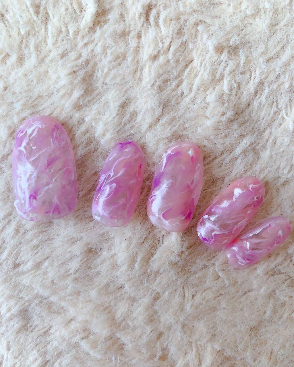 ジェルネイル（ライト対応）/セリア/ジェルネイルを使ったクチコミ（2枚目）