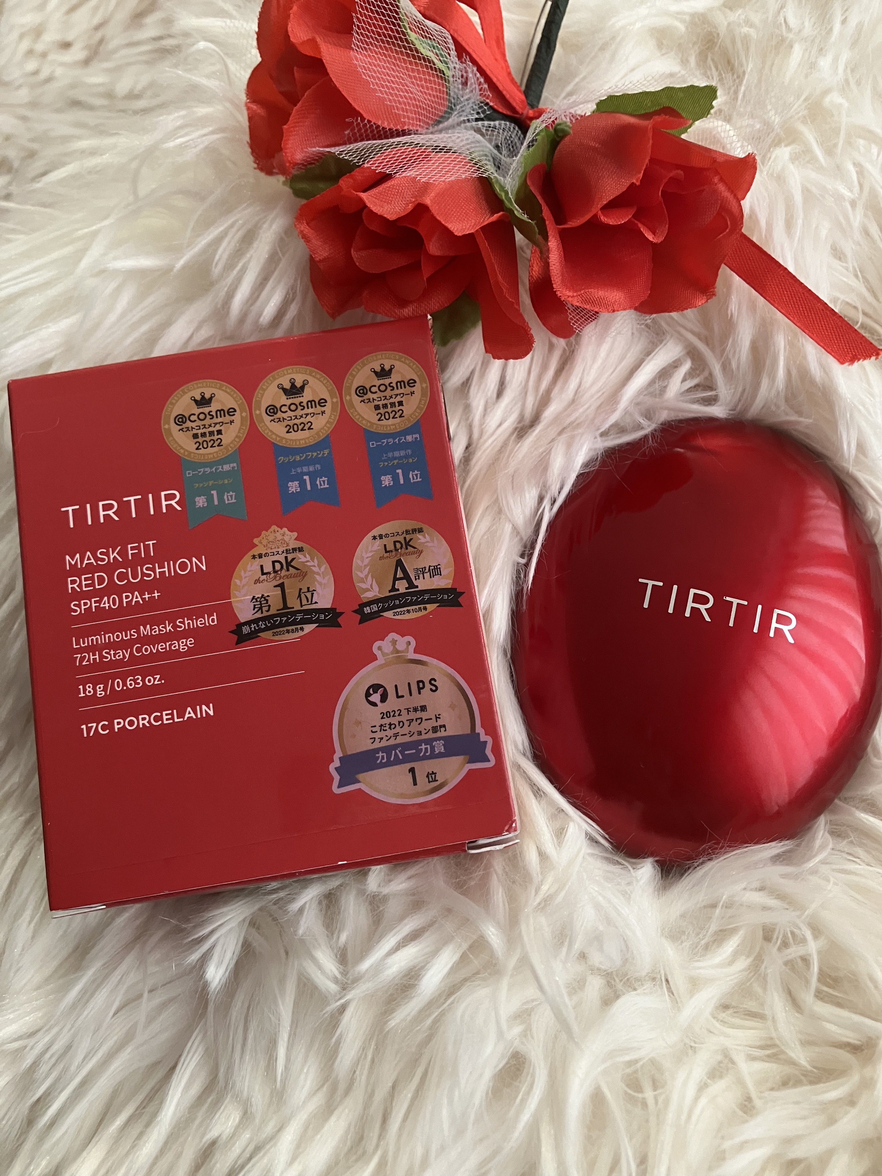 マスク フィット レッド クッション/TIRTIR(ティルティル)/クッションファンデーションを使ったクチコミ（1枚目）