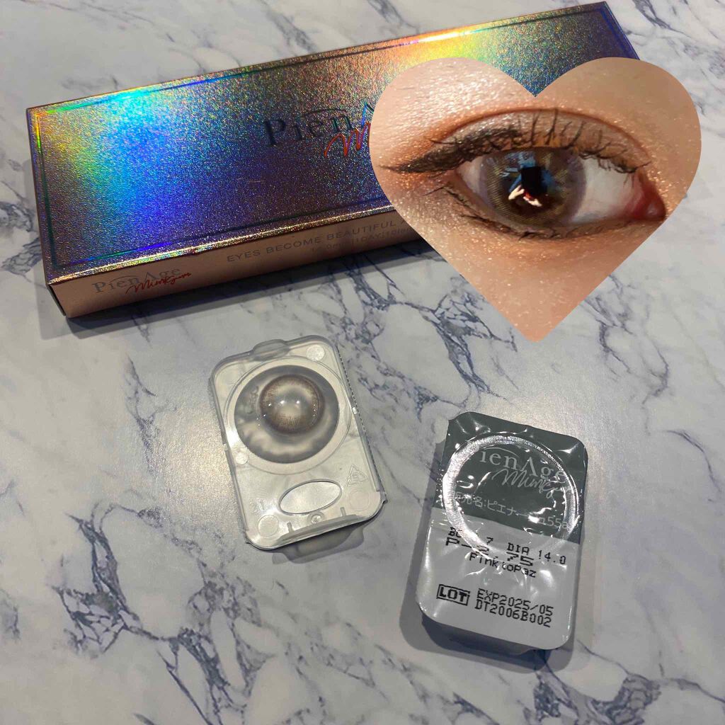 ピエナージュ ミミジェム ワンデー/PienAge/カラーコンタクトレンズを使ったクチコミ(1枚目)