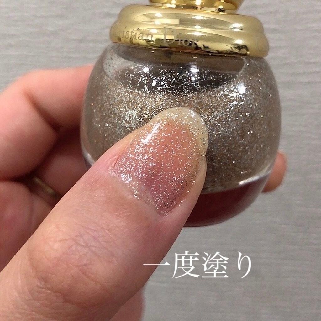 ディオリフィック グリッター トップ コート/Dior/ネイルトップコートを使ったクチコミ(3枚目)