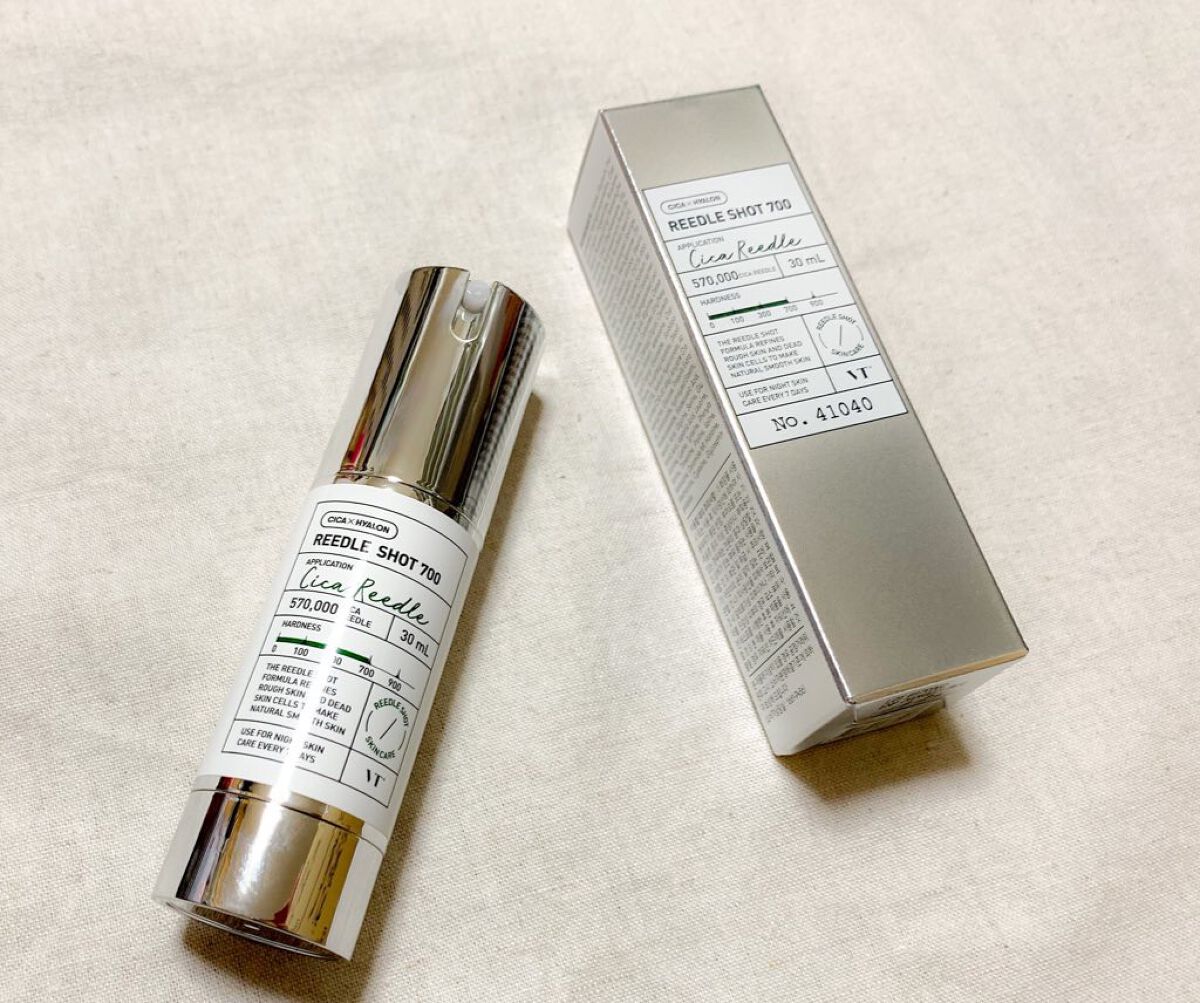 VTの美容液 リードルショット300＆リードルショット700を使った