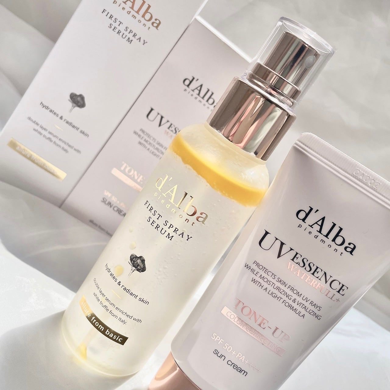 ダルバ ホワイトトリュフファーストスプレーセラム/ダルバ/ミスト状化粧水を使ったクチコミ(1枚目)