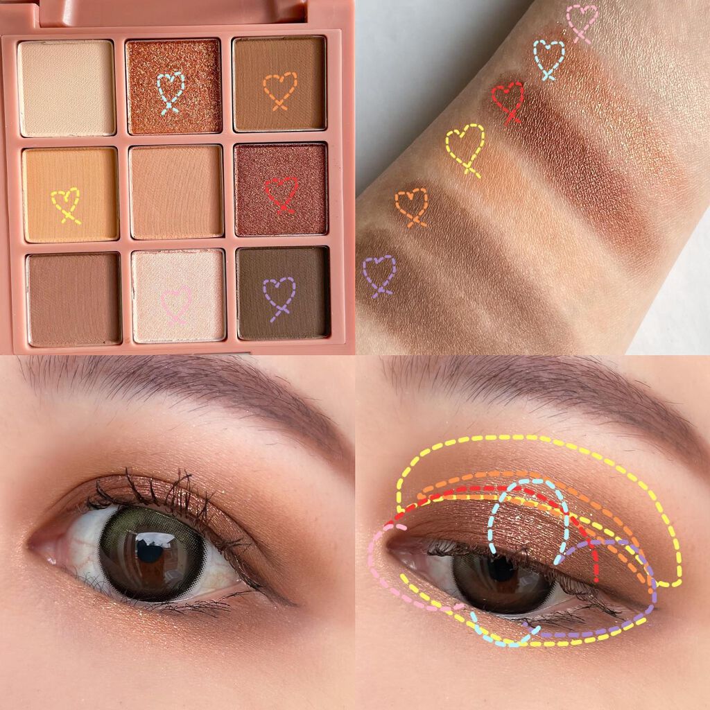 ムードナインマルチパレット/ShionLe/アイシャドウパレットを使ったクチコミ(6枚目)