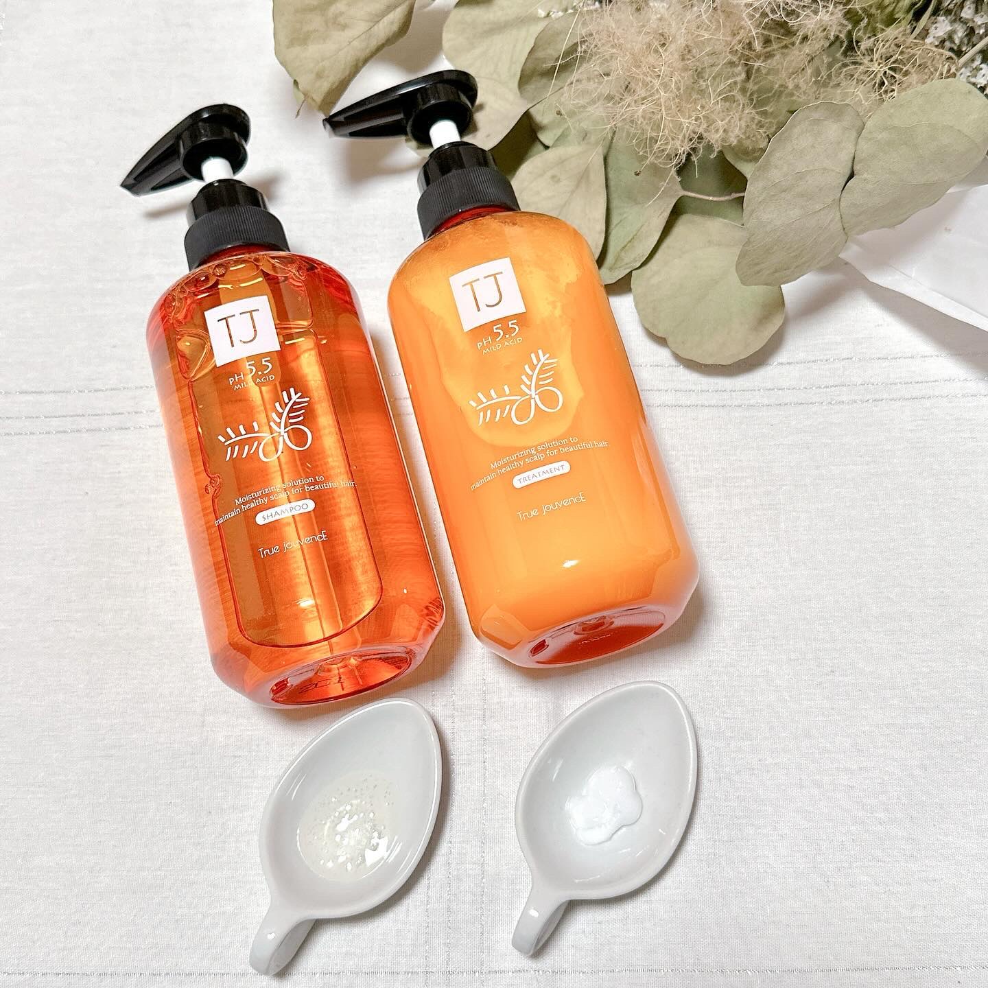 TJ pH5.5 シャンプー＆トリートメント/True jouvencE/市販シャンプーを使ったクチコミ（2枚目）
