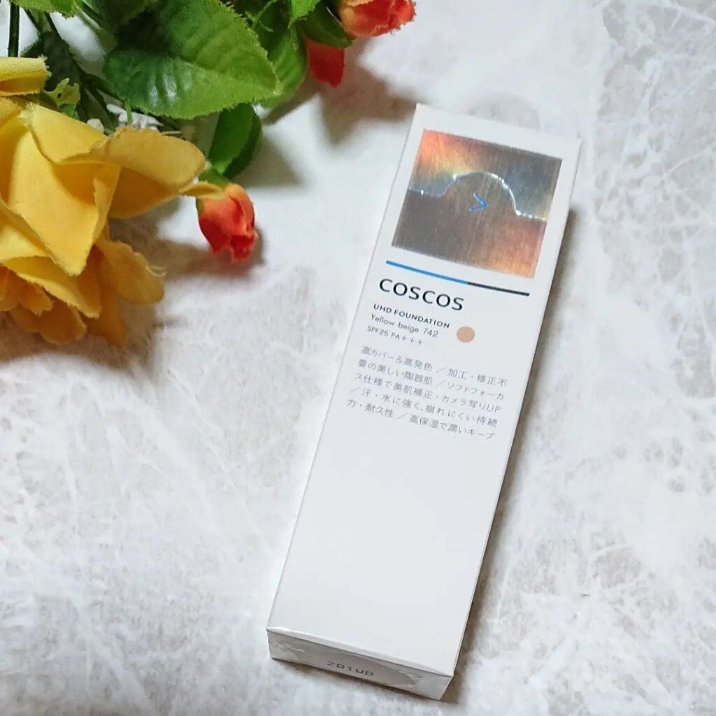 UHDファンデーションホワイト(WH01)/COSCOS/リキッドファンデーションを使ったクチコミ(1枚目)