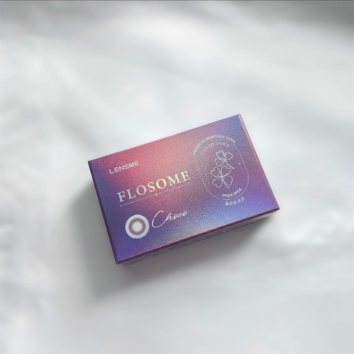 FLOSOME CHOCO/LENSME/カラーコンタクトレンズを使ったクチコミ(4枚目)