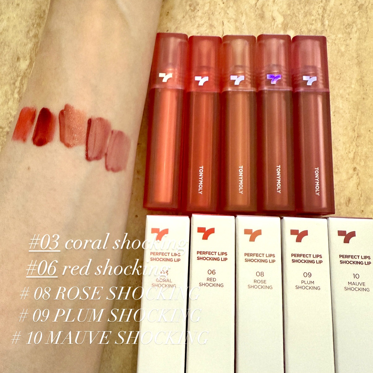 ショッキングリップティント/TONYMOLY/リップティントを使ったクチコミ（2枚目）