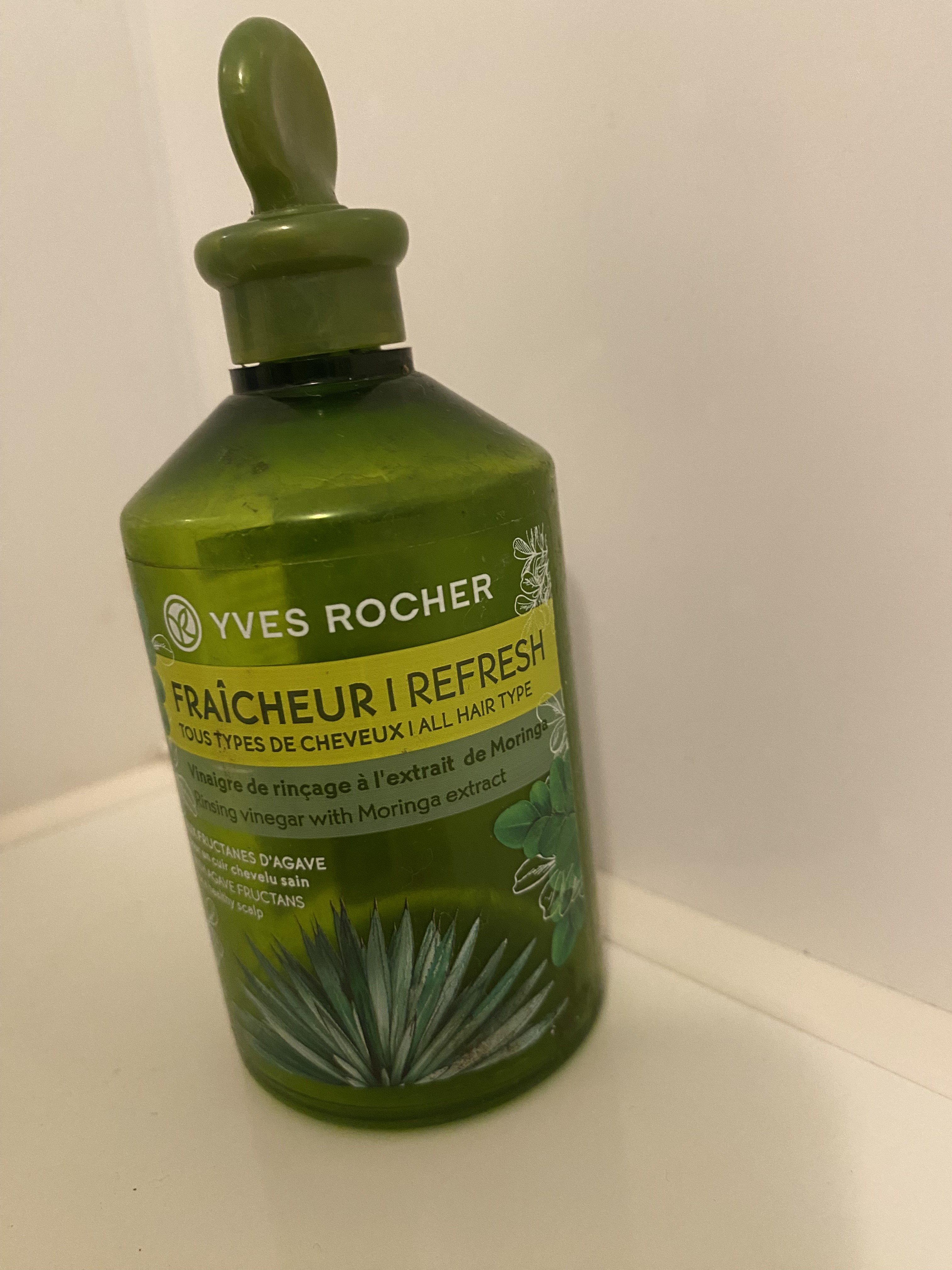 リンシングビネガー ピュアリフレッシュ うるツヤモリンガ /イヴ・ロシェ/洗い流すヘアトリートメントを使ったクチコミ（2枚目）