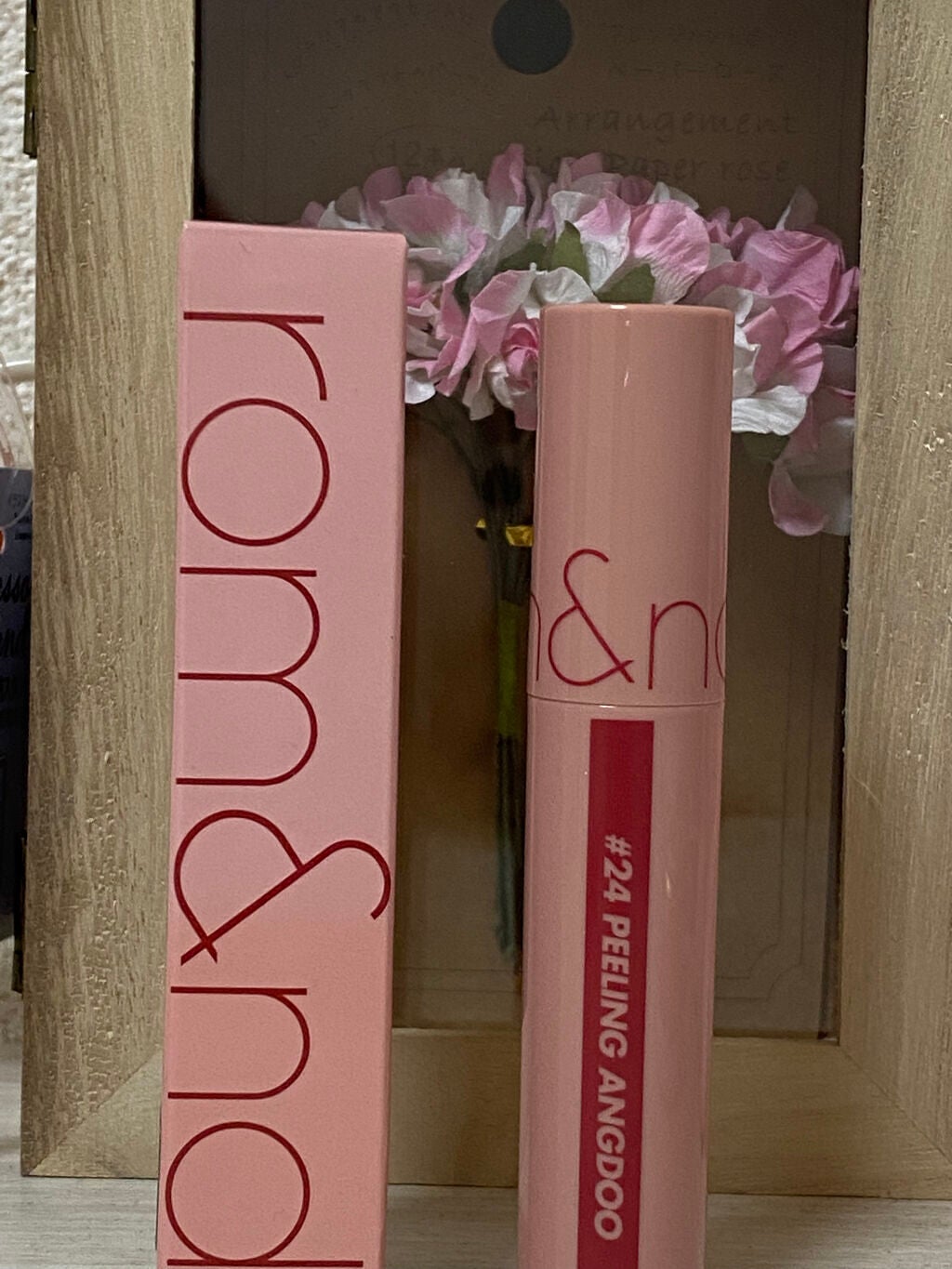 ジューシーラスティングティント/rom&nd/リップティントを使ったクチコミ(1枚目)