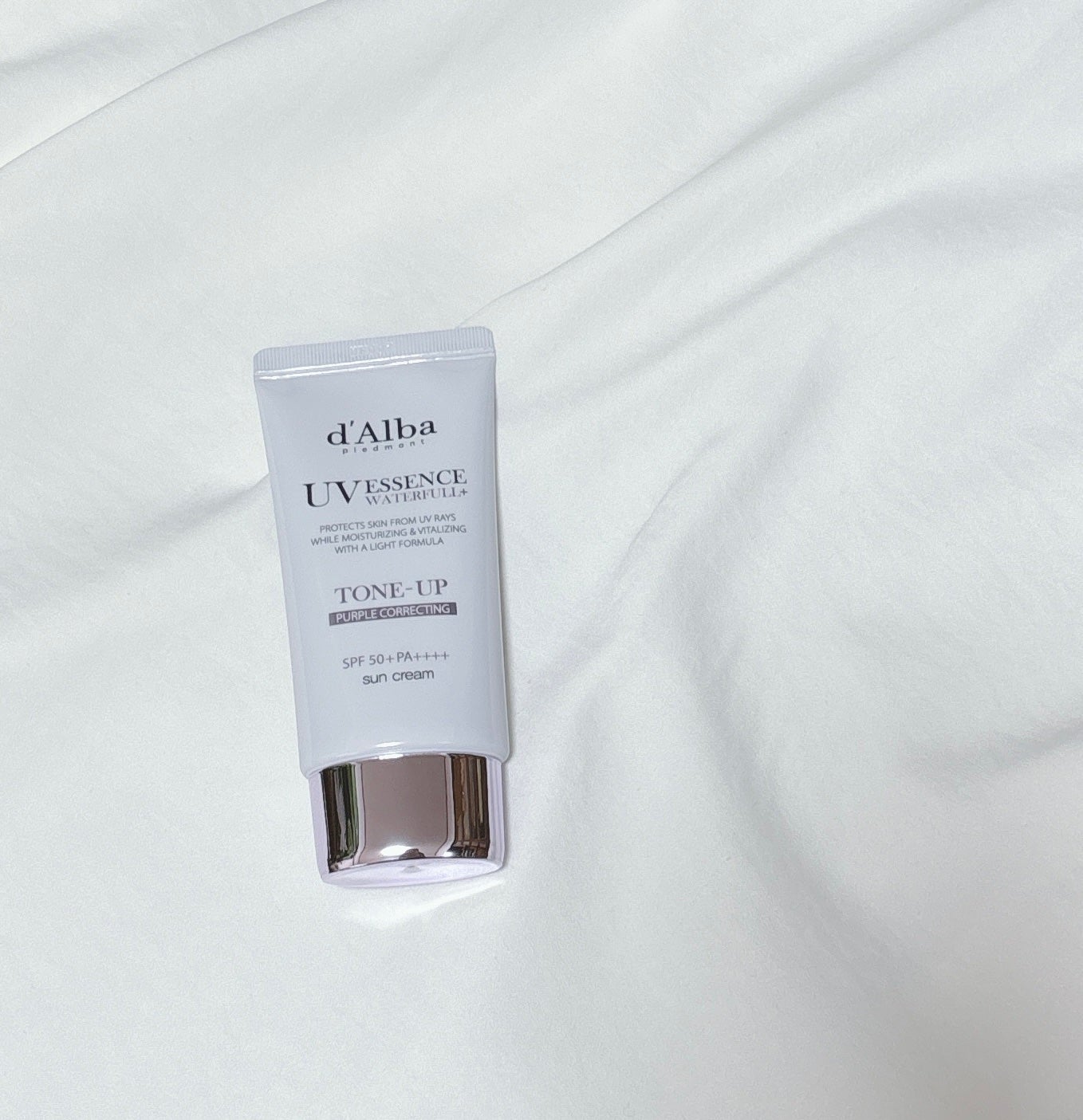 ダルバ ウォータフル トーンアップ サンクリーム(パープル)/ダルバ/日焼け止めクリームを使ったクチコミ(1枚目)