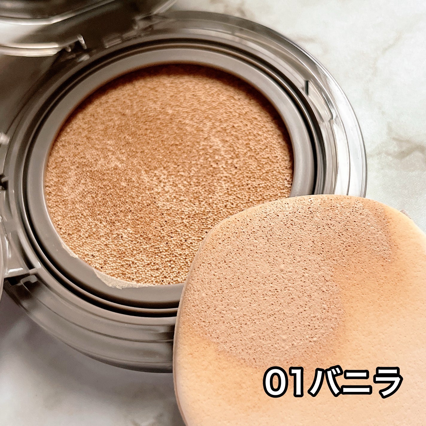 ブラーカバークッション/LUNA/クッションファンデーションを使ったクチコミ(2枚目)