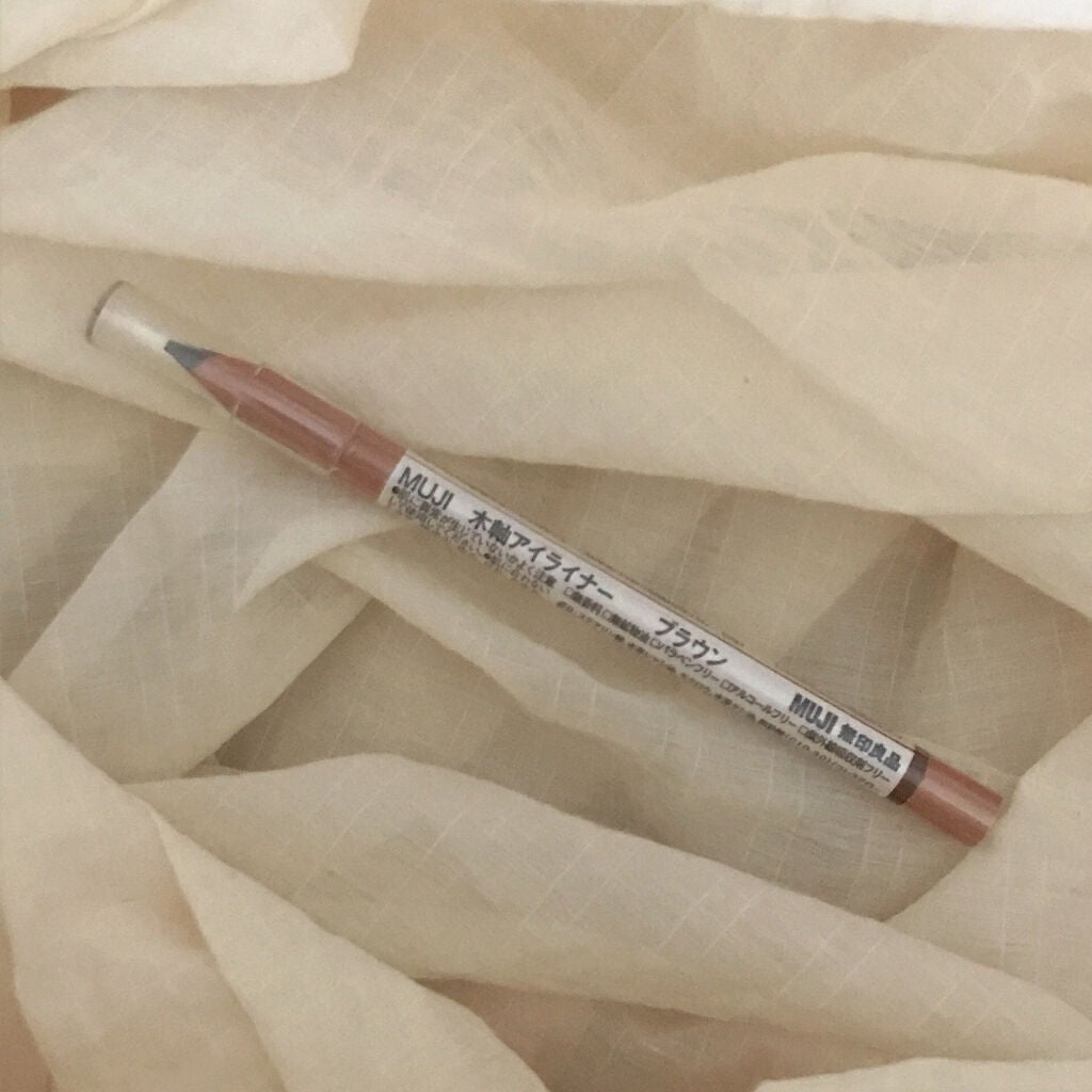 木軸ペンシル アイライナー/無印良品/ペンシルアイライナーを使ったクチコミ(1枚目)
