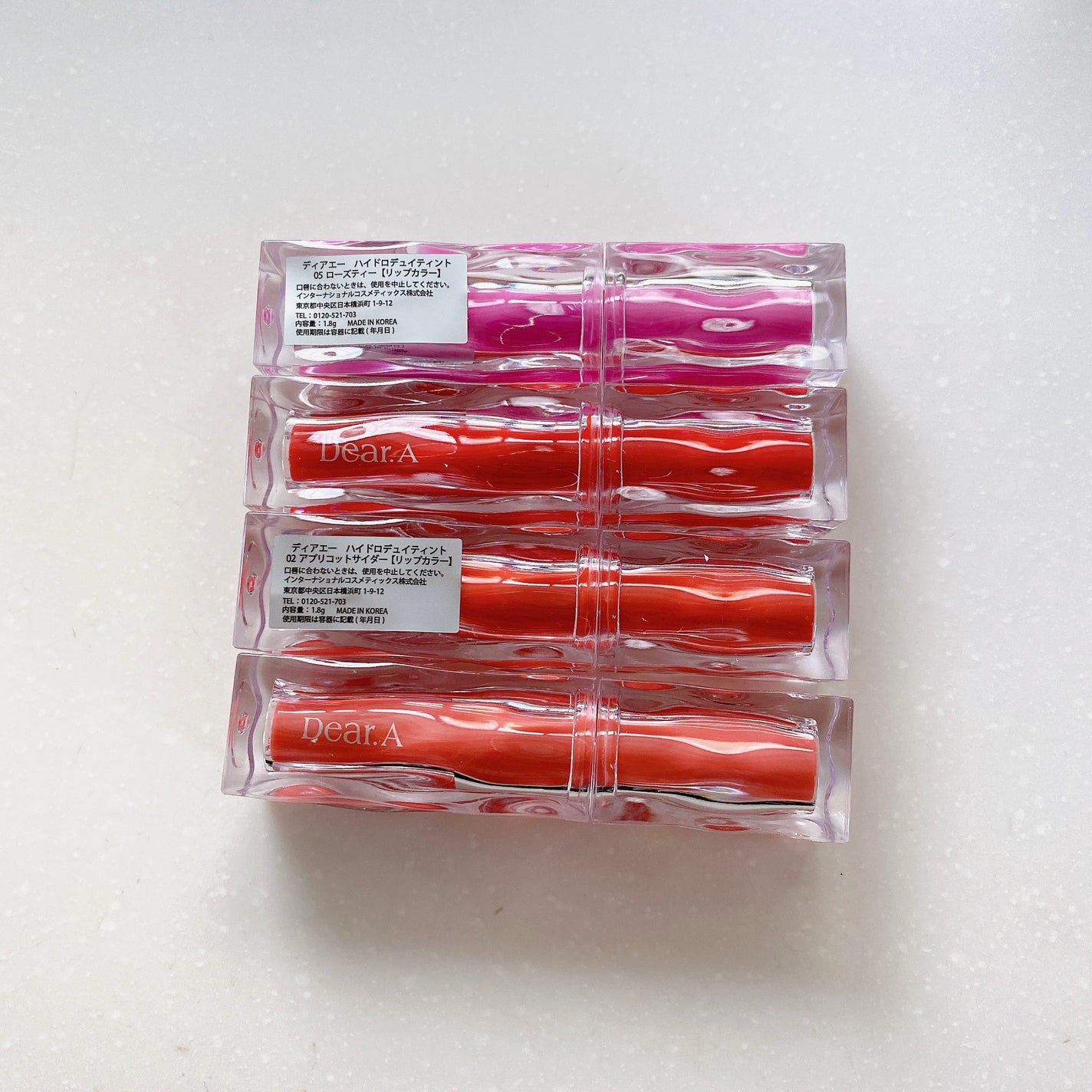 ハイドロデュイティント/Dear.A/リップティントを使ったクチコミ(2枚目)