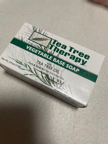 Vegetable Soap Eucalyptus/Tea Tree Therapy/洗顔石鹸を使ったクチコミ（1枚目）