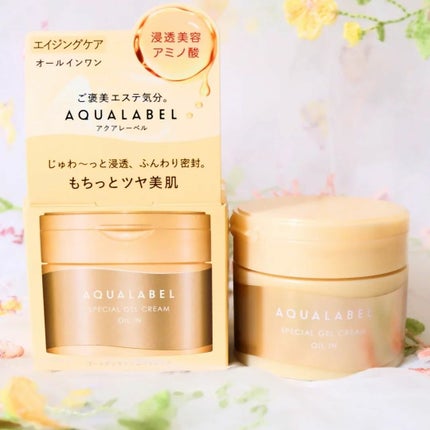 スペシャルジェルクリーム EX (オイルイン)/アクアレーベル/オールインワン化粧品を使ったクチコミ(4枚目)