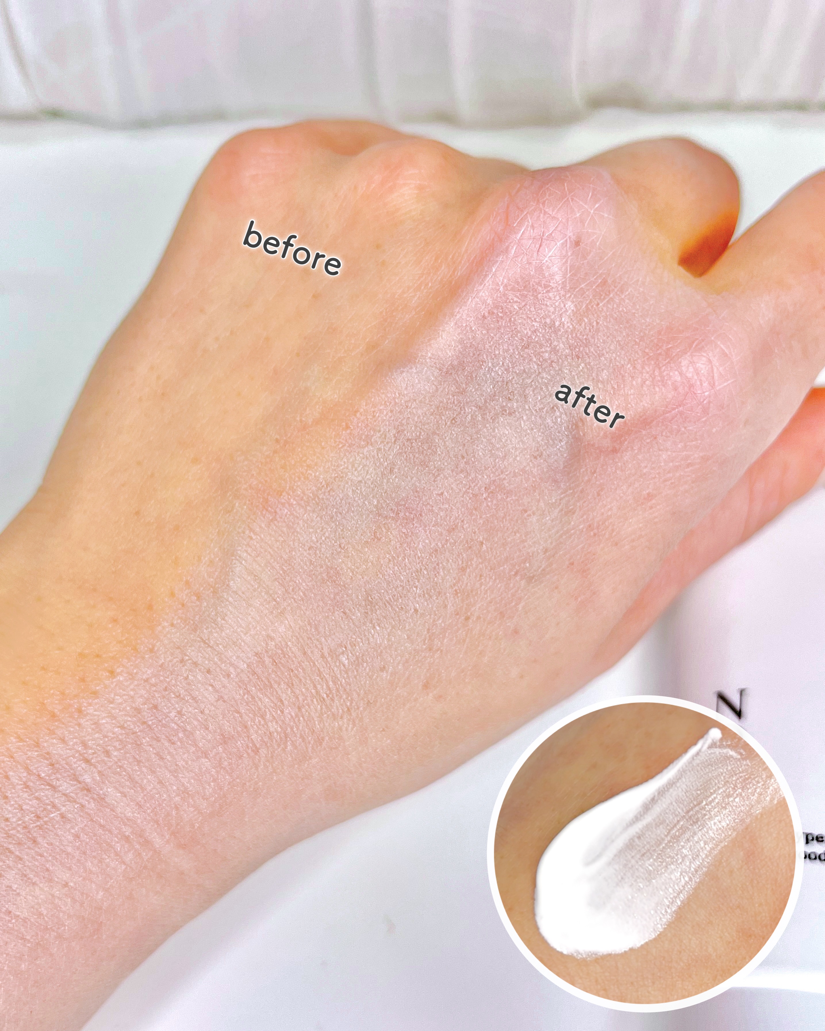 ビタミンB9トーンアップクリーム/NATURAL DERMA PROJECT/化粧下地を使ったクチコミ（3枚目）