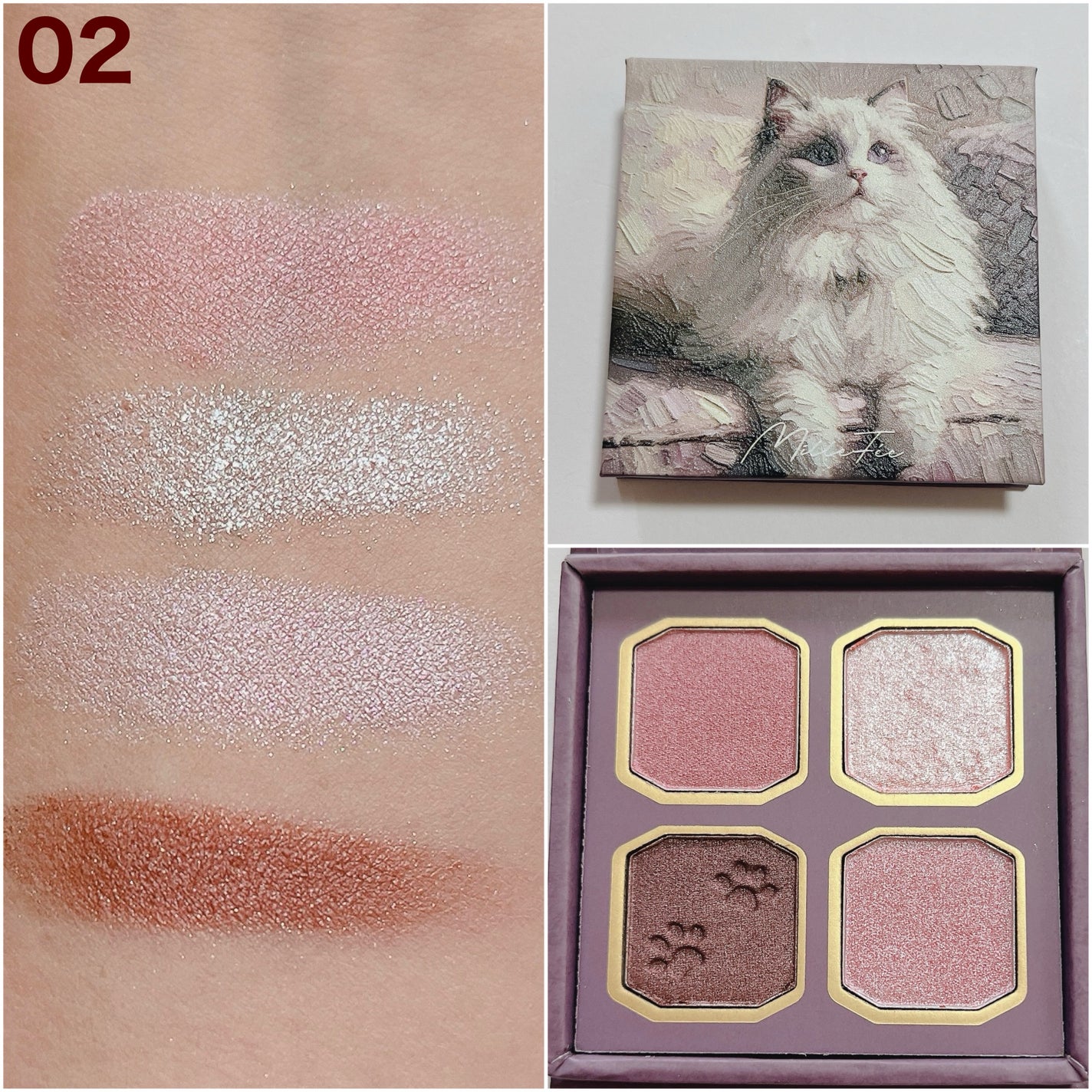 マイキティアイパレット/MilleFée/アイシャドウパレットを使ったクチコミ(3枚目)