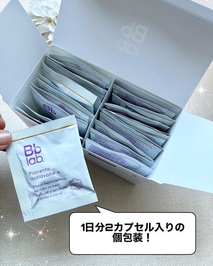 プラセンタ イソフラボン+/Bb lab./美容サプリメントを使ったクチコミ(4枚目)