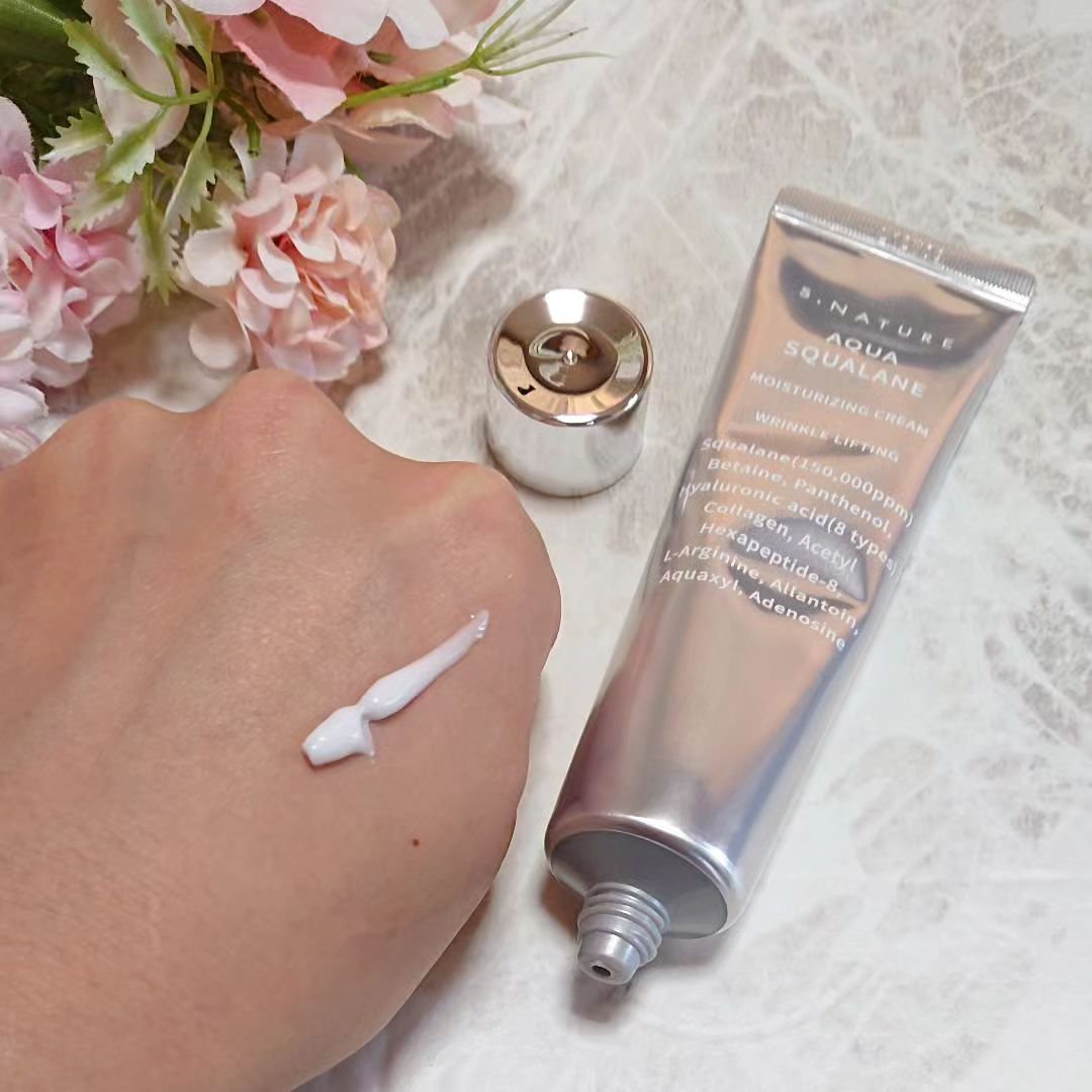 アクアスクワランモイスチャークリーム/S.NATURE/フェイスクリームを使ったクチコミ（3枚目）
