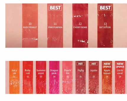 ジューシーラスティングティント/rom&nd/リップティントを使ったクチコミ(4枚目)