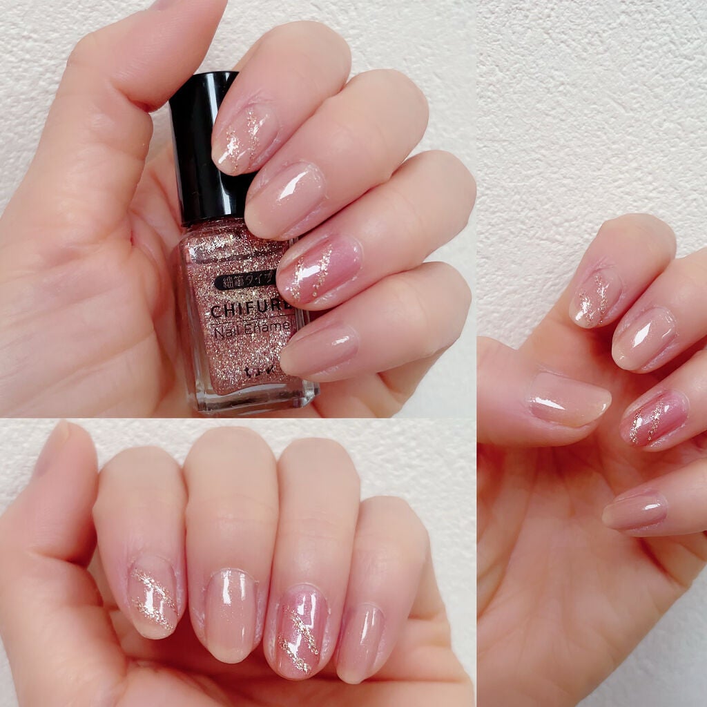 ネイル エナメル 細筆タイプ/ちふれ/マニキュアを使ったクチコミ(6枚目)