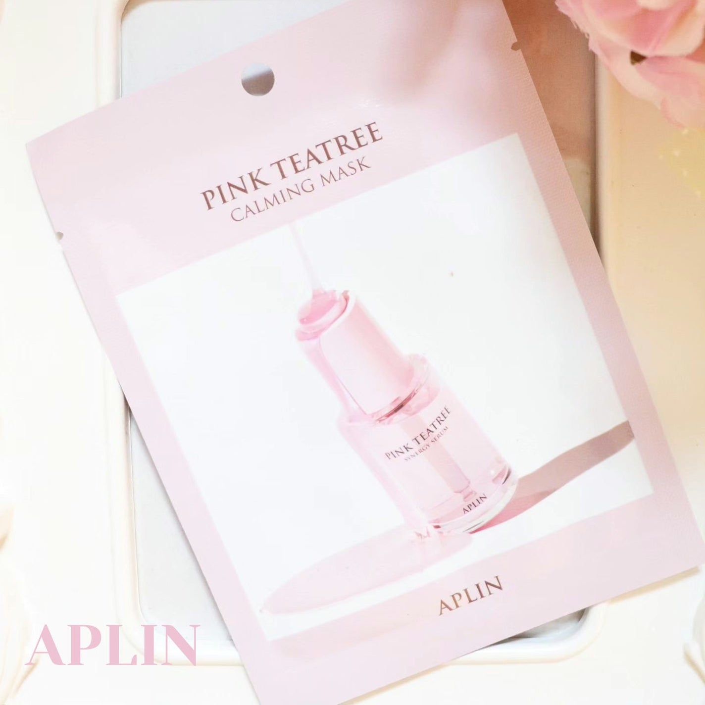 ピンクティーツリーマスクパック/APLIN/シートマスク・パックを使ったクチコミ(1枚目)