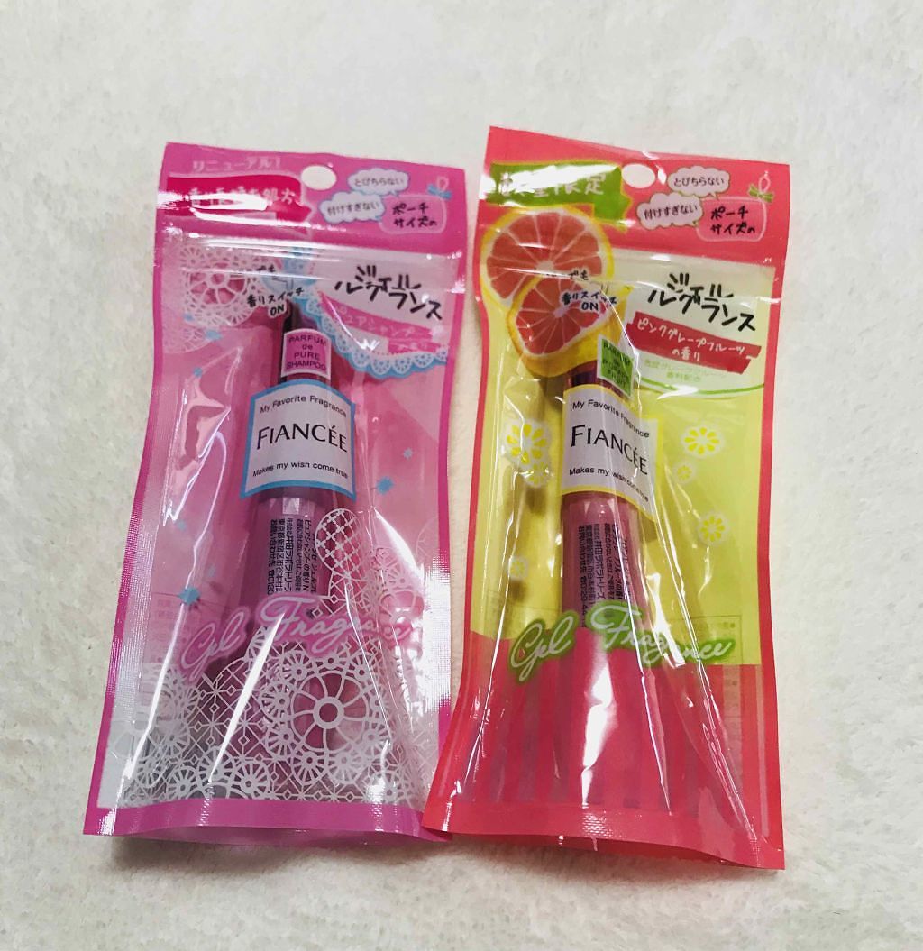 ジェルフレグランス ピンクグレープフルーツの香り/フィアンセ/香水(レディース)を使ったクチコミ（1枚目）