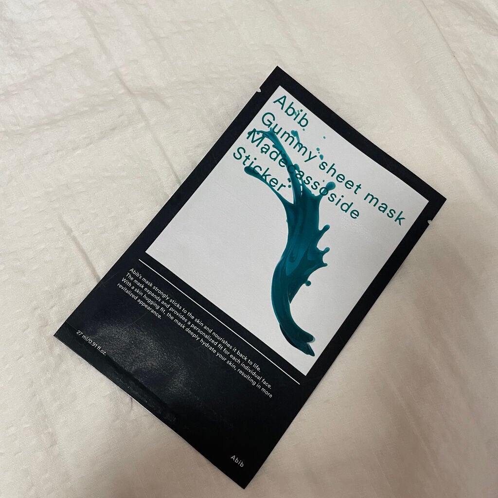 ガムシートマスクパック マデカソサイドステッカー/Abib /シートマスク・パックを使ったクチコミ(1枚目)