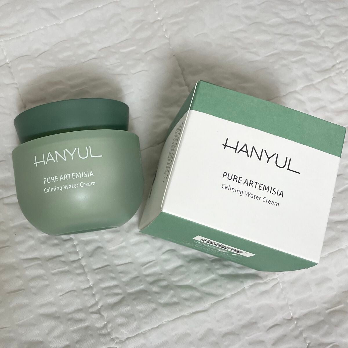 ピュアアルテミシア カーミングウォータークリーム/HANYUL(ハンユル)/フェイスクリームを使ったクチコミ(1枚目)