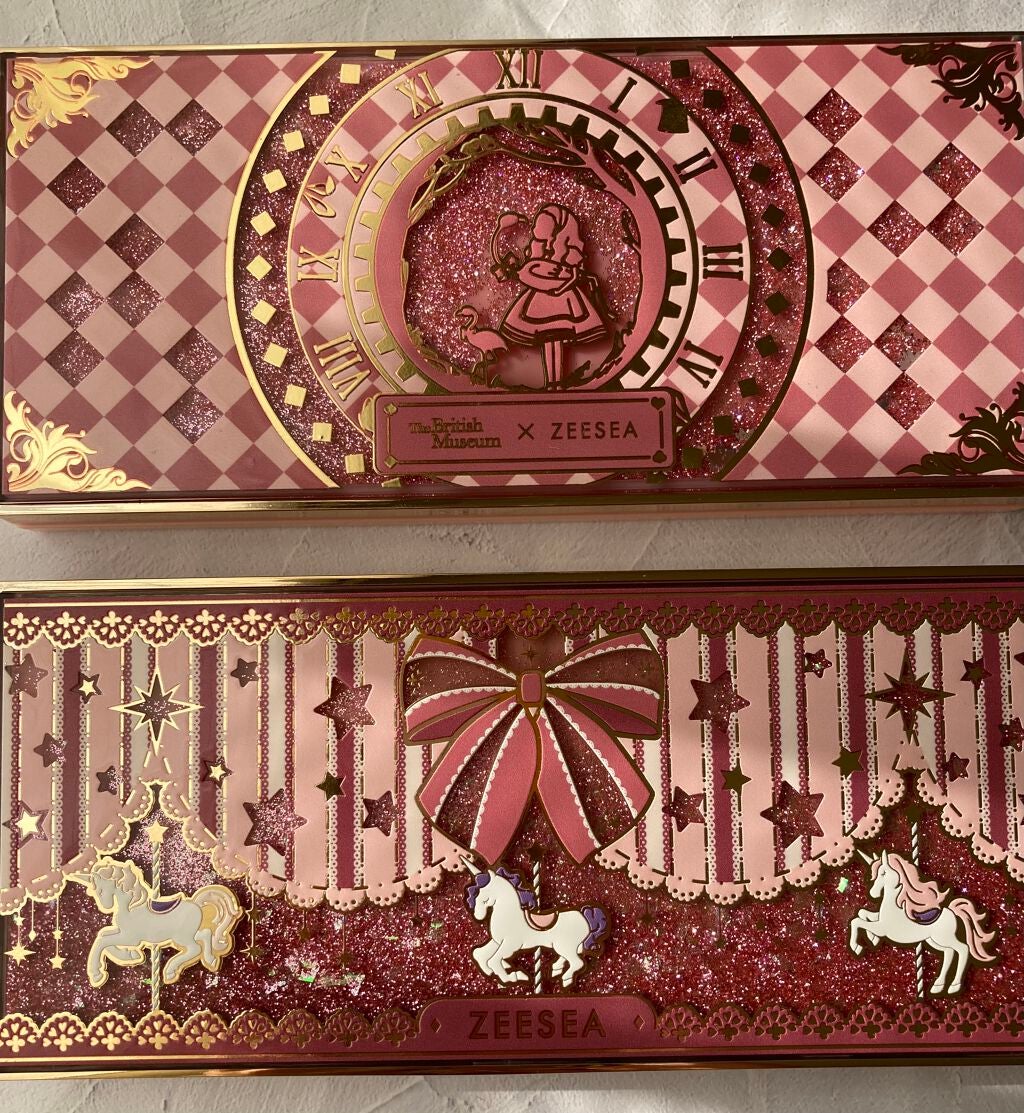 アリスドリームランドシリーズ 12色アイシャドウパレット(ZEESEA×大英博物館)/ZEESEA/アイシャドウパレットを使ったクチコミ(1枚目)