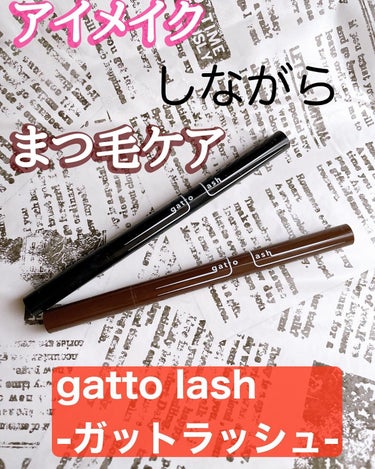 gatto lash　ガットラッシュ/水橋保寿堂製薬/リキッドアイライナーを使ったクチコミ（1枚目）