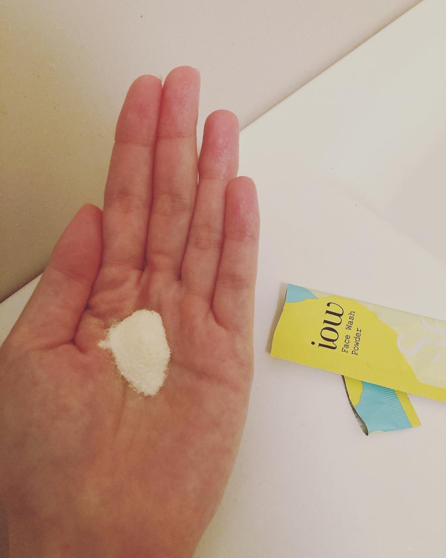 SF洗顔パウダー/iow/洗顔パウダーを使ったクチコミ(3枚目)