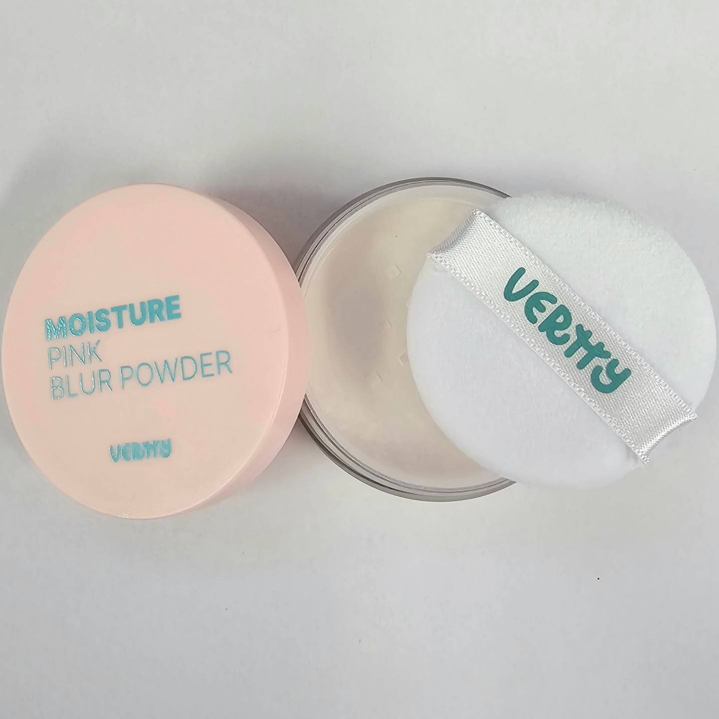 モイスチャーピンクブラーパウダー/Vertty/ルースパウダーを使ったクチコミ（2枚目）