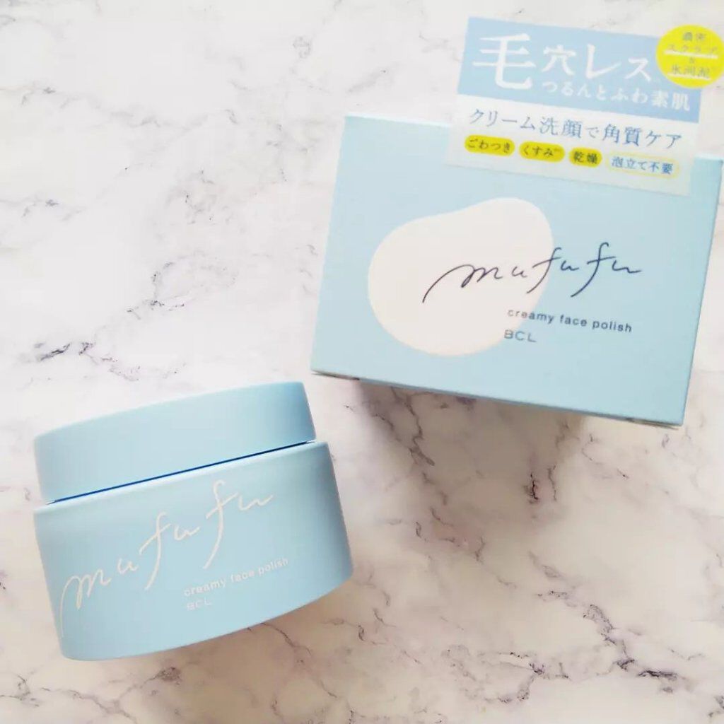 クリーミーフェイスポリッシュ/ムフフ/洗顔フォームを使ったクチコミ（1枚目）