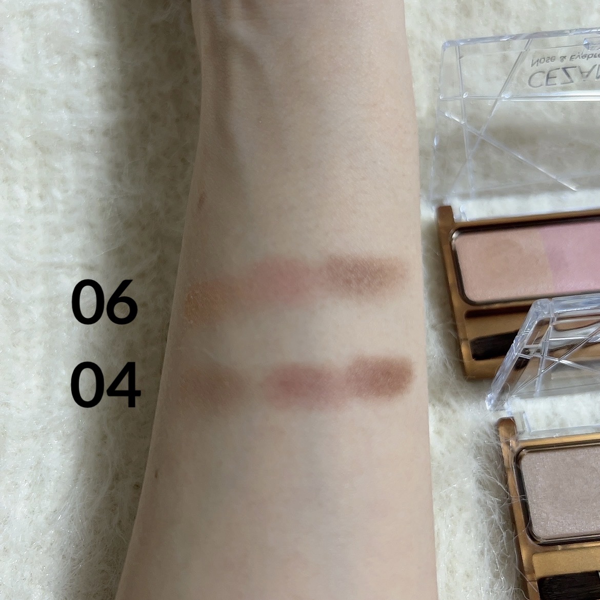 フェイスグロウカラー/CEZANNE/クリームハイライトを使ったクチコミ（2枚目）