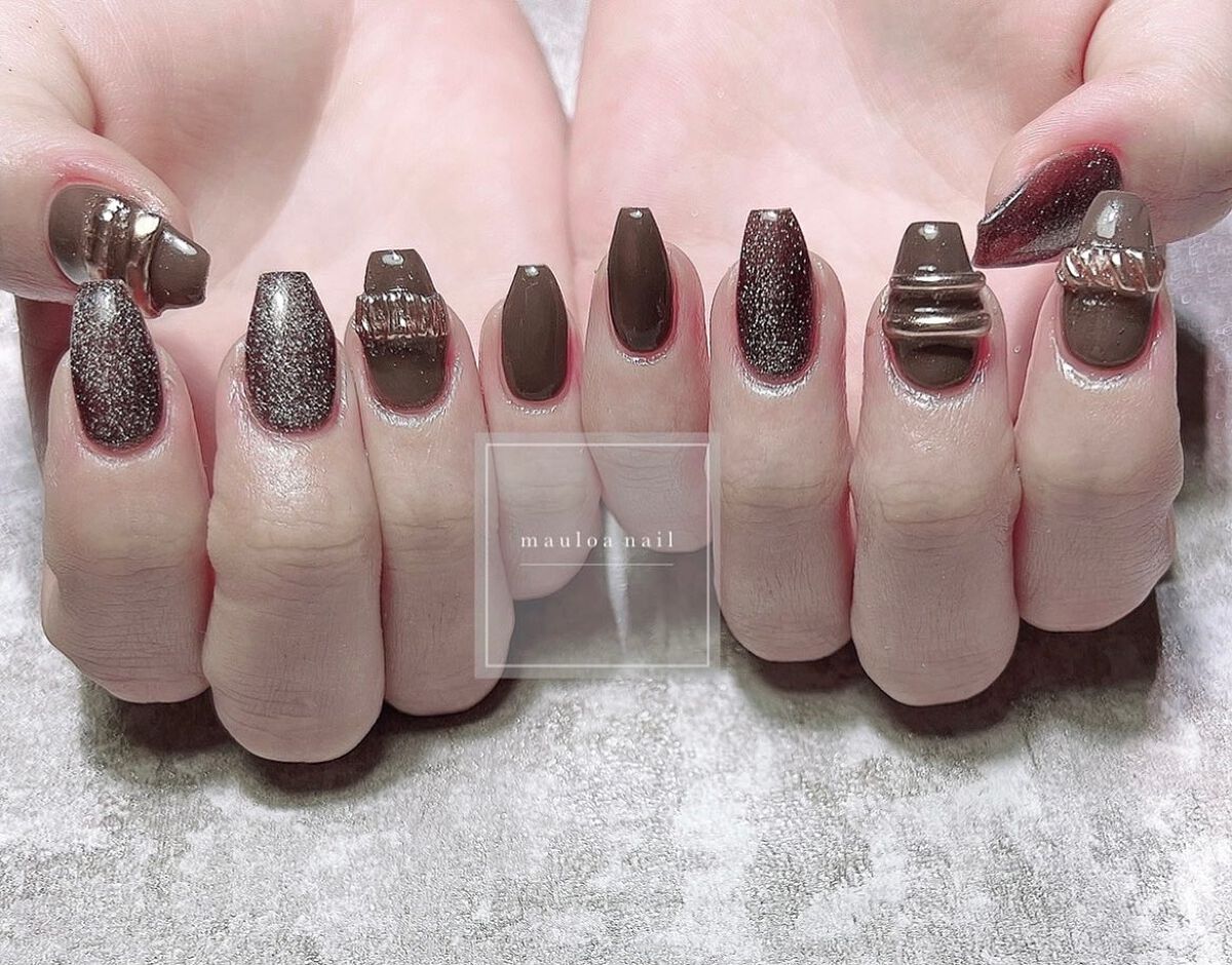 mauloa_nail on LIPS 「・♡♡♡・ネイルやり方動画fantistにて多数更新してます☺..」(1枚目)