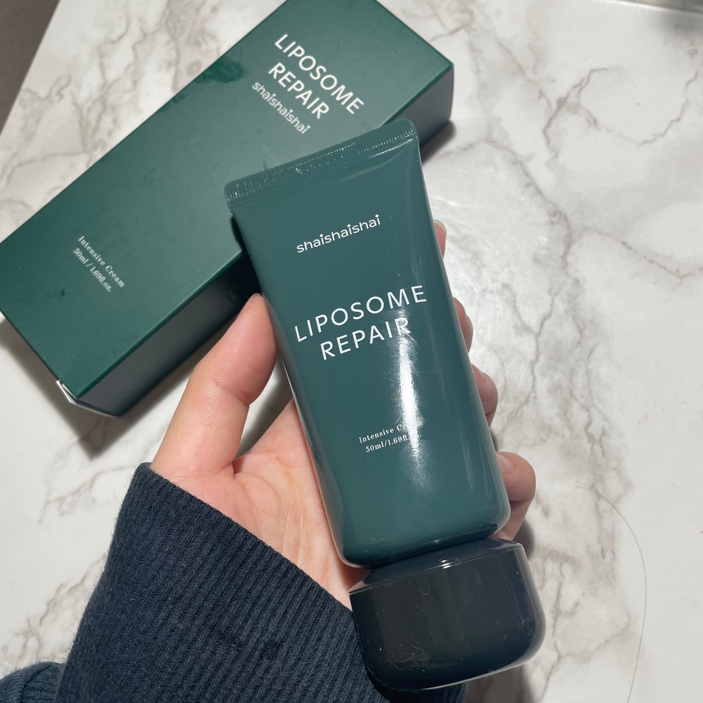 リポソーム リペア インテンシブ クリーム/shaishaishai/フェイスクリームを使ったクチコミ(4枚目)