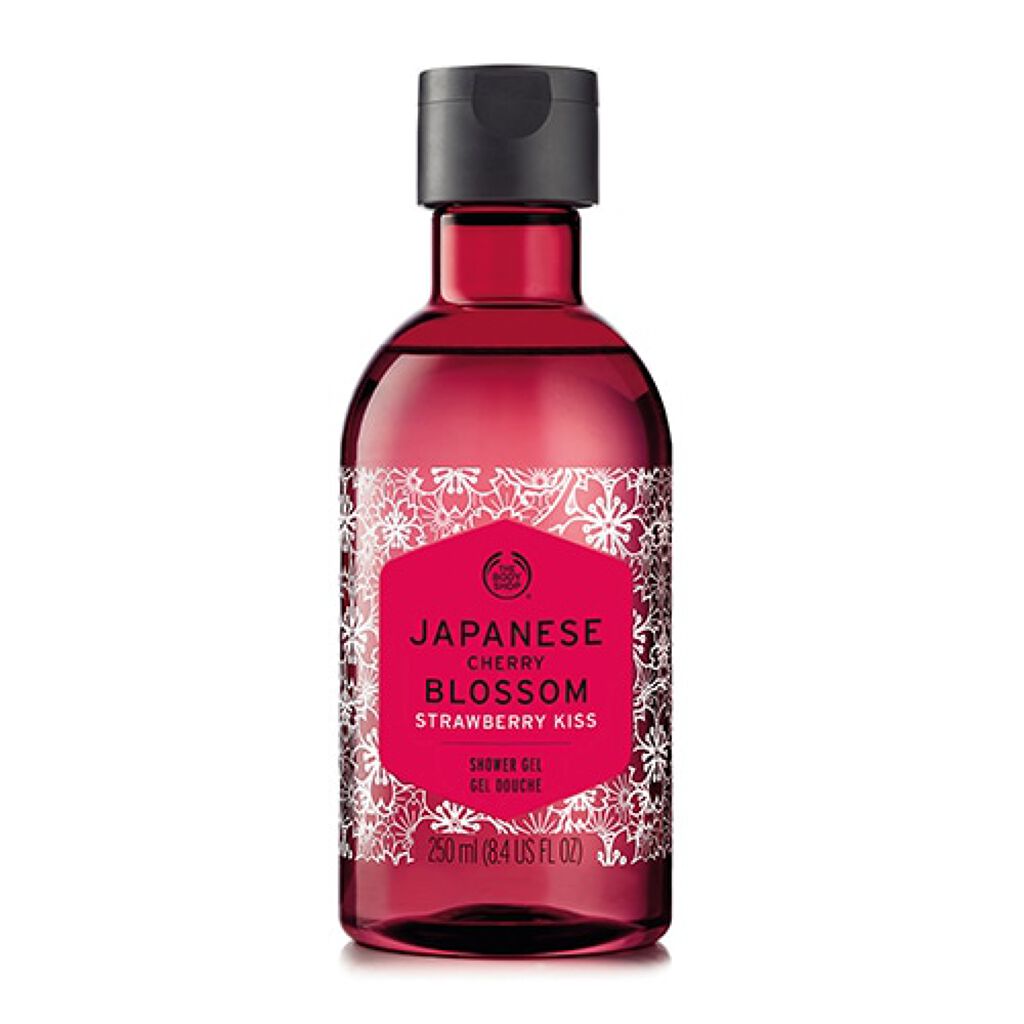 THE BODY SHOP ジャパニーズチェリーブロッサムストロベリーキス シャワージェル