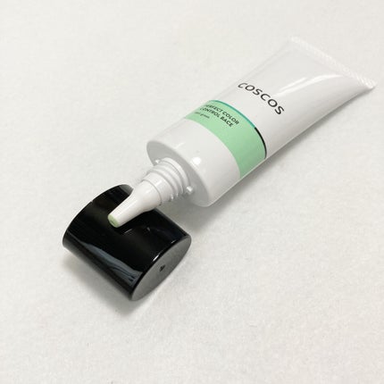 カラーコントロールベース ミントグリーン/COSCOS/化粧下地を使ったクチコミ(4枚目)